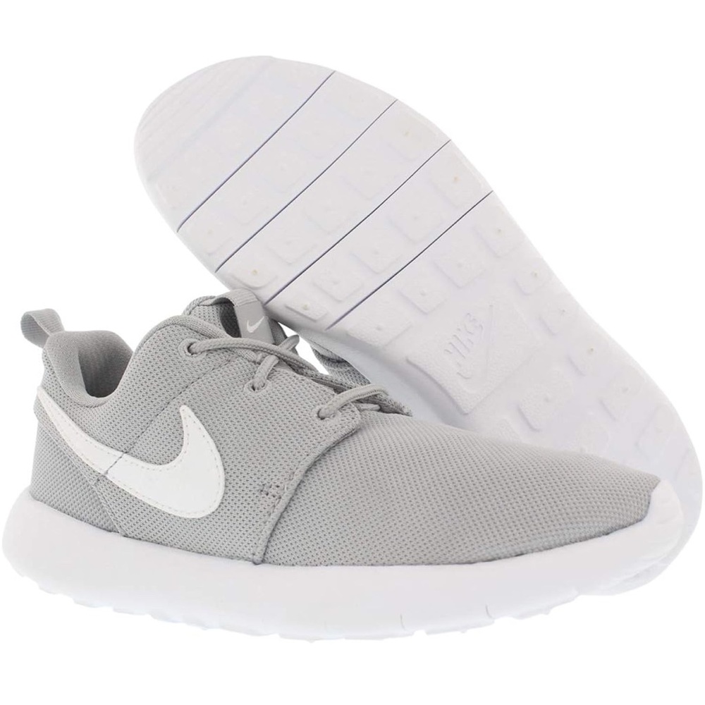 Nike Light Gray and White Athletic Shoes